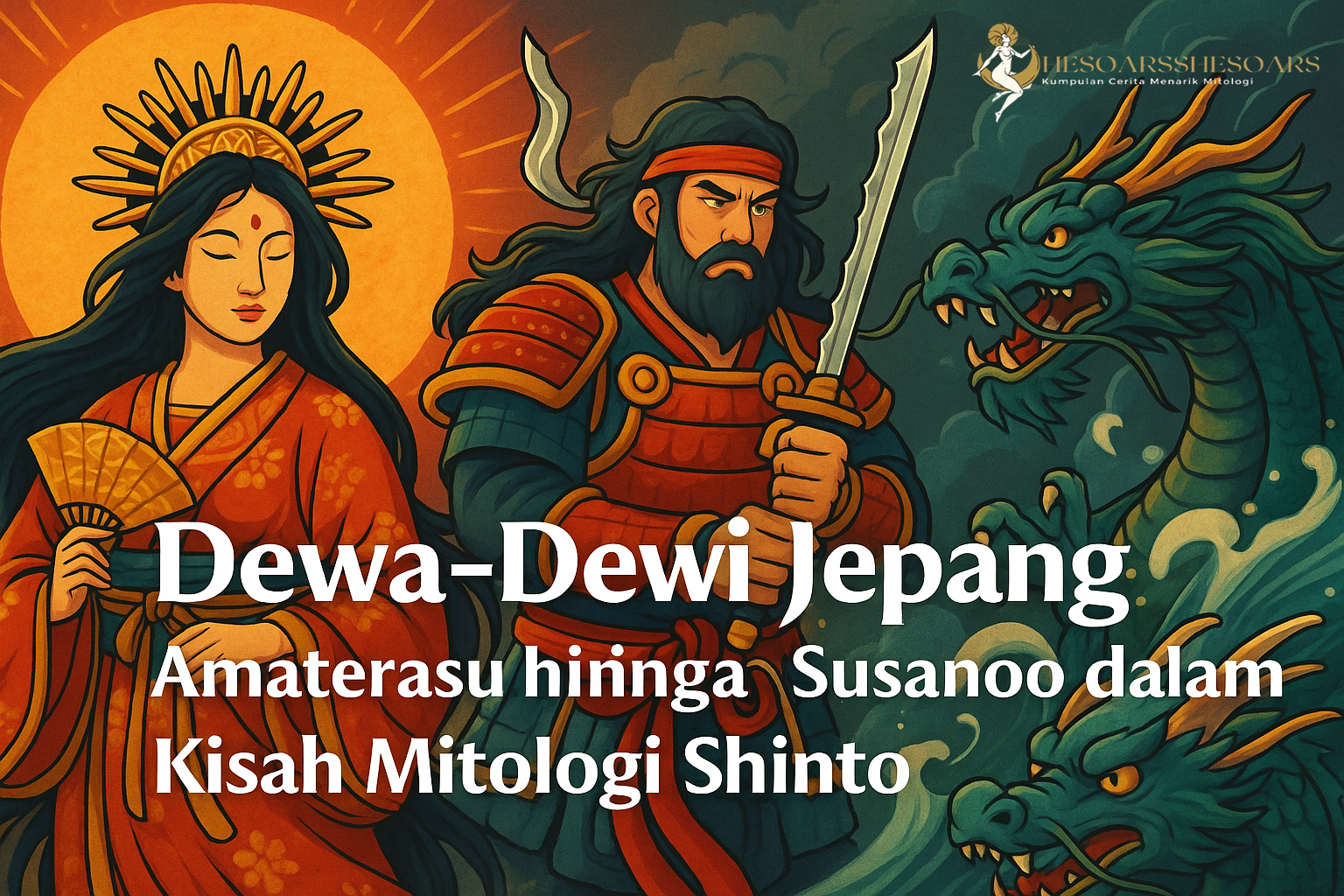 Dewa-Dewi Jepang: Amaterasu hingga Susanoo dalam Kisah Mitologi Shinto